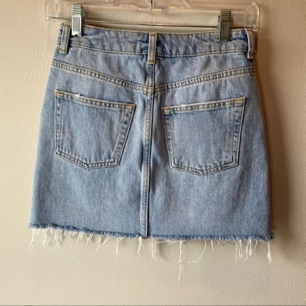 Topshop denim distressed